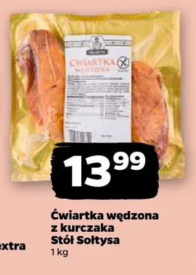 Ćwiartka wędzona z kurczaka Stół Sołtysa promocja w Netto