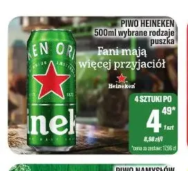 Piwo Heineken promocja w Tomi Markt