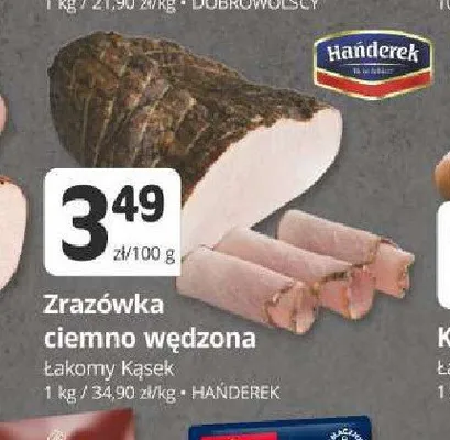 Zrazówka ciemno wędzona Łakomy Kąsek Hańderek promocja w Marketvita