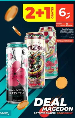Napój owocowy Arizona Dragonfruit Mango Juice Cocktail promocja w Dealz