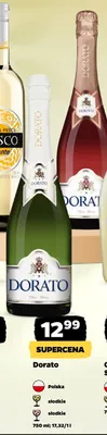 Wino musujące Dorato słodkie polskie promocja w Netto