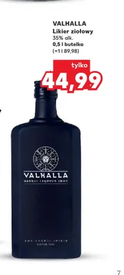 Likier ziołowy Valhalla promocja w Kaufland