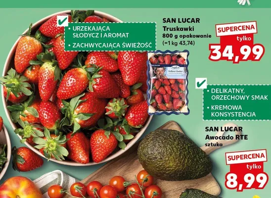 Truskawki promocja w Kaufland