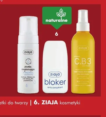 Kosmetyki do pielęgnacji i oczyszczania twarzy oraz ciała Ziaja promocja w Super-Pharm