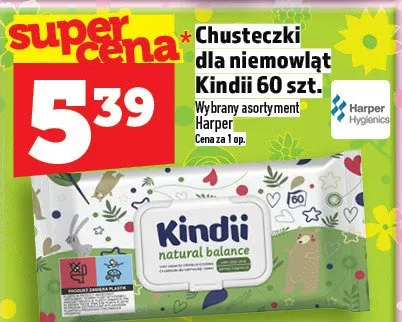 Chusteczki dla niemowląt Harper promocja w TOPAZ