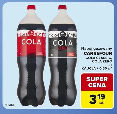 Napój gazowany Carrefour Classic Cola Classic promocja w Carrefour Market