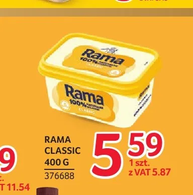 Margaryna Rama Classic promocja w Selgros