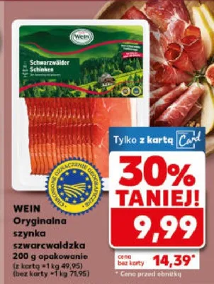 Szynka szwarcwaldzka promocja w Kaufland