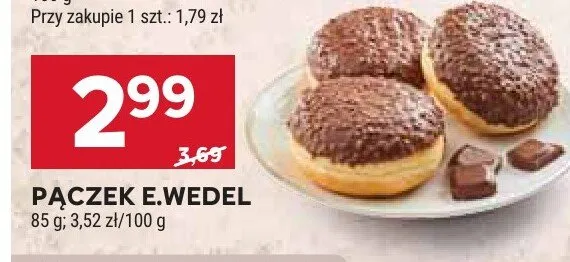 Pączek e.wedel promocja w Stokrotka