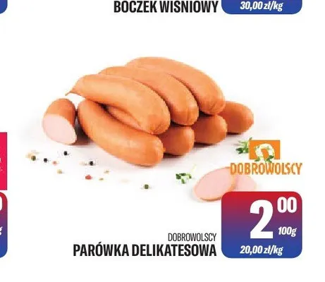Parówka delikatesowa Dobrowolscy promocja w Tomi Markt