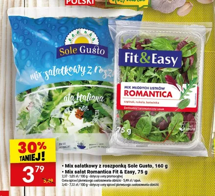 Mix sałatkowy z roszponką Sole Gusto promocja w Twój Market