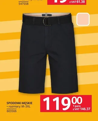 Spodenki męskie promocja w Selgros