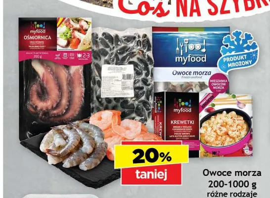 Owoce morza Myfood promocja w Gram Market
