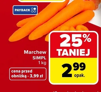 Marchew promocja w Carrefour Market