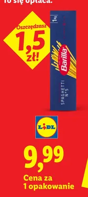 Makaron spaghetti promocja w Lidl