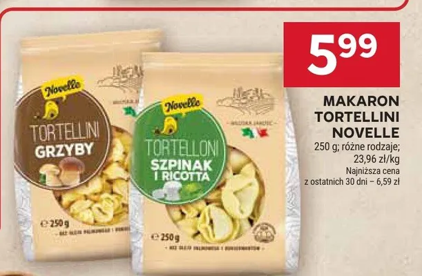 Makaron tortellini novelle promocja w Stokrotka