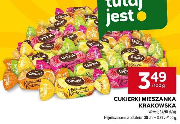 Cukierki Mieszanka Krakowska Wawel promocja w Stokrotka