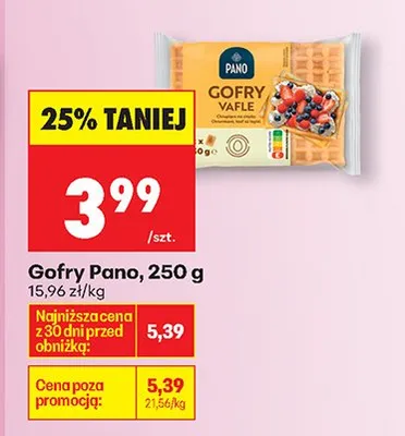 Gofry promocja w Biedronka