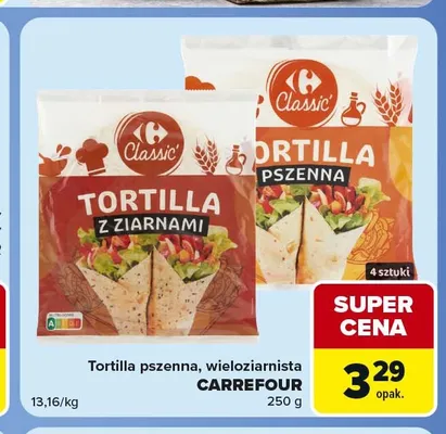 Tortilla pszenna Carrefour promocja w Carrefour Market