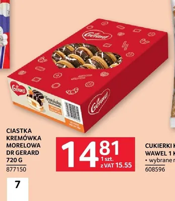 Ciastka Kremówka Morelowa Dr Gerard promocja w Selgros