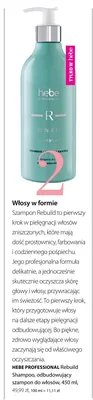 Szampon do włosów Hebe Professional Rebuild promocja w Hebe