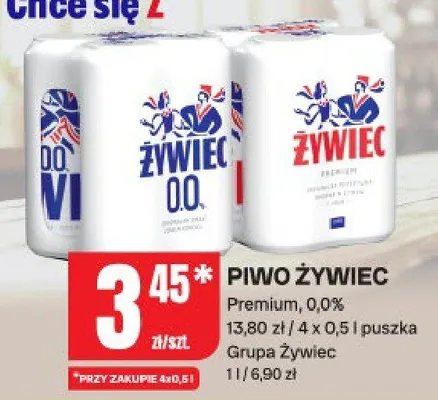 Piwo premium 0,0% promocja w Chorten