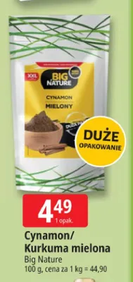Cynamon/Kurkuma mielona promocja w Leclerc