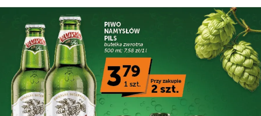 Piwo Namysłów Pils promocja w Euro Sklep