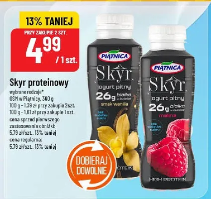 Skyr proteinowy promocja w POLOmarket