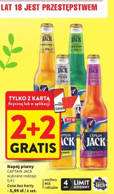 Napój piwny wybrane rodzaje promocja w Intermarche