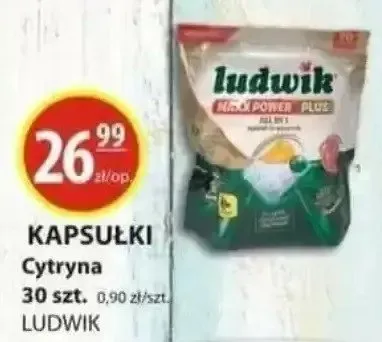 Kapsułki do zmywarki Cytryna 30 szt. promocja w Zielony Koszyk