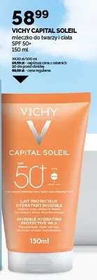 Mleczko do twarzy i ciała SPF 50+ VICHY CAPITAL SOLEIL promocja w Ziko Dermo