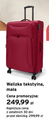 Walizka tekstylna mała promocja w Tchibo