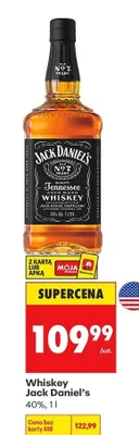 Whiskey Tennessee Jack Daniel's promocja w Biedronka