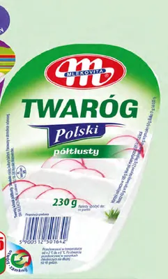 Twaróg Polski półtłusty Mlekovita promocja w Dino