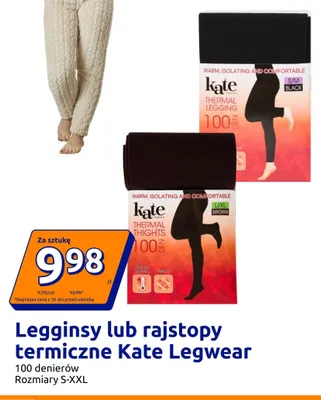 Rajstopy termiczne Kate Legwear 100 denierów promocja w Action