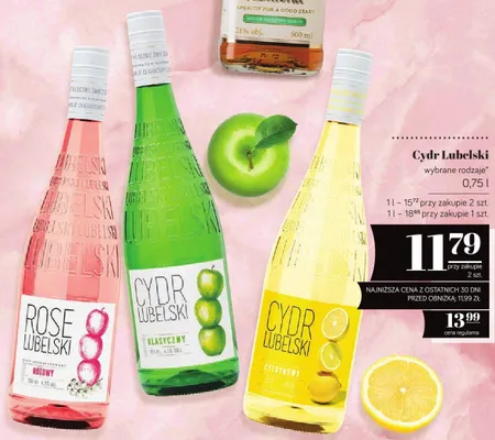 Cydr Lubelski Rose promocja w POLOmarket