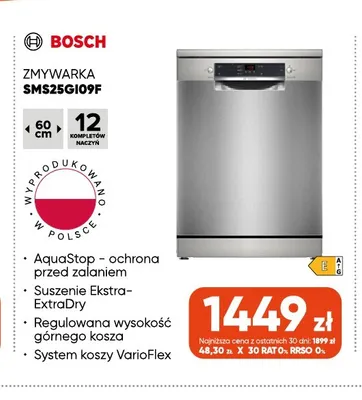 Zmywarka SMS25GI09F Bosch promocja w Max Elektro