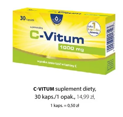 C-Vitum suplement diety promocja w Hebe