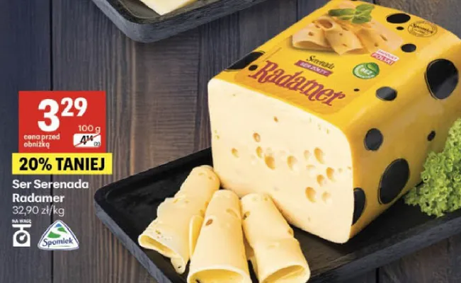 Ser Serenada Radamer Spomlek promocja w Delikatesy Centrum