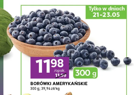 Borówki amerykańskie promocja w Stokrotka