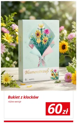 Bukiet z klocków promocja w KiK