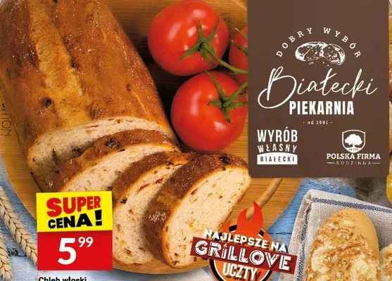 Chleb włoski z pomidorami Białecki promocja w Twój Market