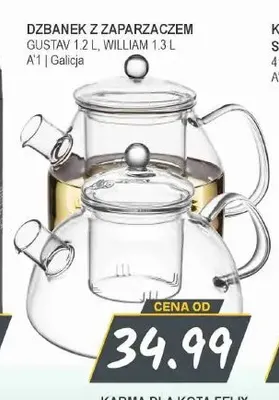 Dzbanek z zaparzaczem Gustav 1,2 l Galicja promocja w Słoneczko