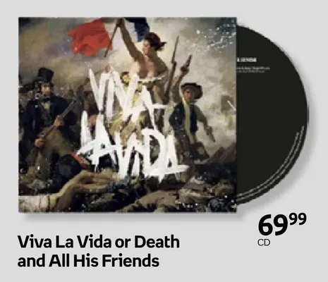 Płyta CD Viva La Vida or Death and All His Friends Coldplay promocja w Empik