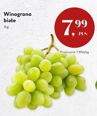 Winogrono białe promocja w Market Point