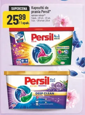 Kapsułki do prania Persil 4in1 Discs Color promocja w POLOmarket