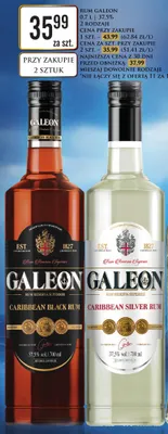 Rum Galeon Caribbean Black promocja w Dino