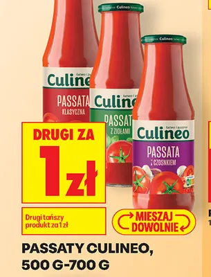 Passata Culineo z czosnkiem promocja w Biedronka
