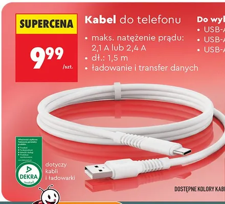 Kabel do telefonu promocja w Biedronka